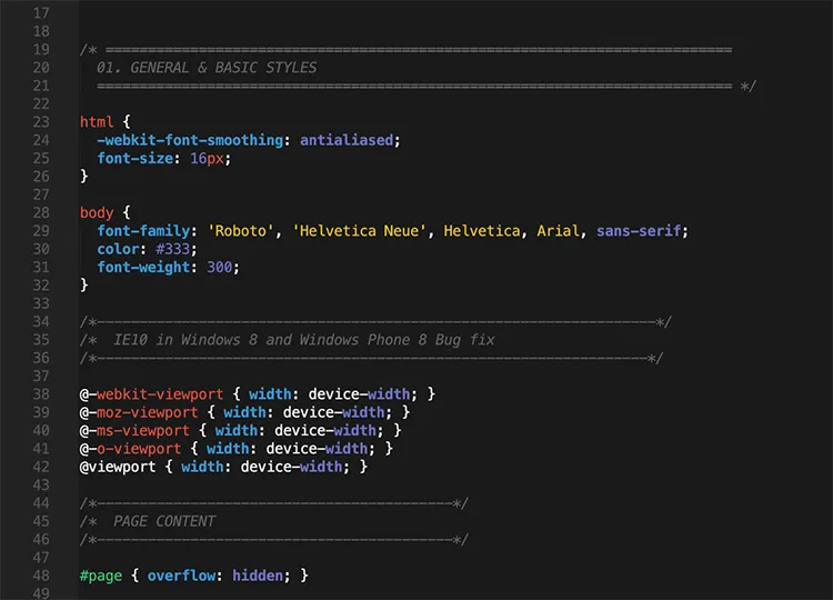 CSS Structure - 华体会